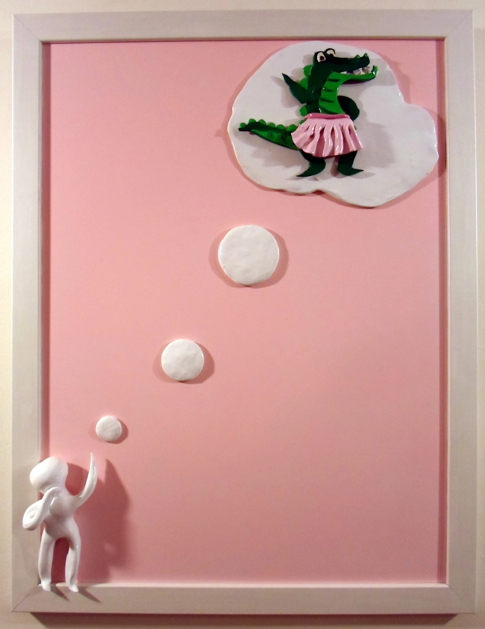 Innermost Thoughts II, 2012, alligator artwork